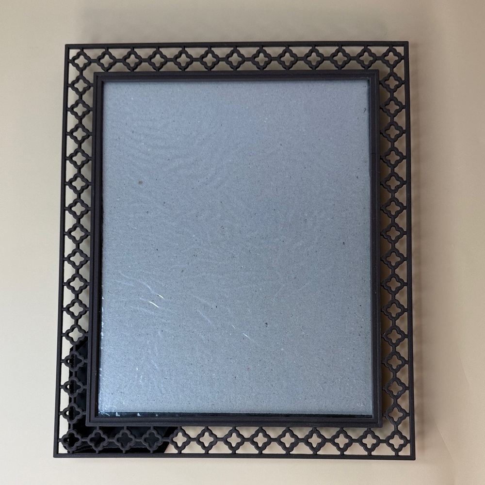 NWT Iron Dark Brown Tone Decorative Frame